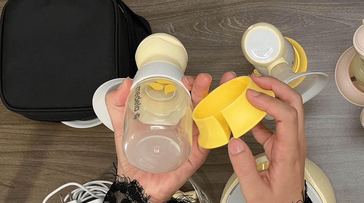 Chân đế bình sữa máy hút sữa Medela Sonata Flex